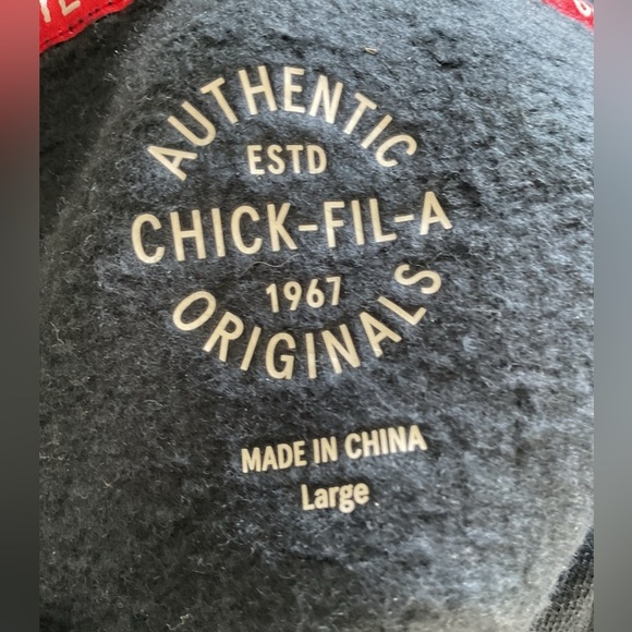 Chick-Fil-A I Heart Waffle Fries Hoodie Sweatshirt size large - Picture 6 of 6